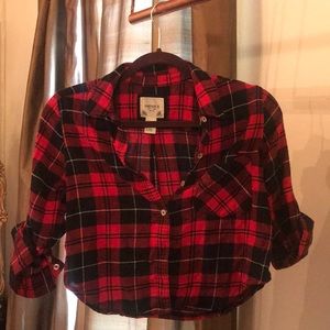 Plaid Crop Top